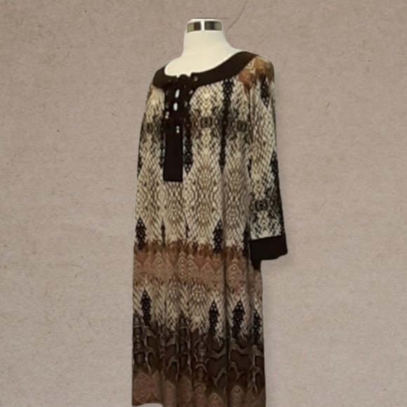 Curations Snake Skin Animal Print Dress - Picture 16 of 16